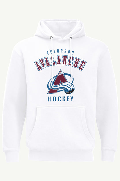 MENS COLORADO AVALANCHE GRAPHIC HOODIE - White