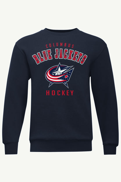 MENS COLUMBUS BLUE JACKETS GRAPHIC SWEATSHIRT - Navy