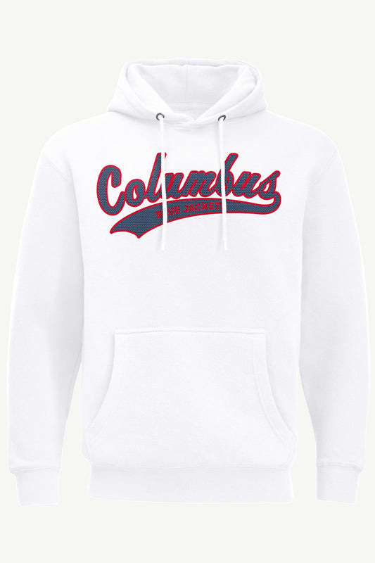 MENS COLUMBUS BLUE JACKETS TAILSWEEP HOODIE - White