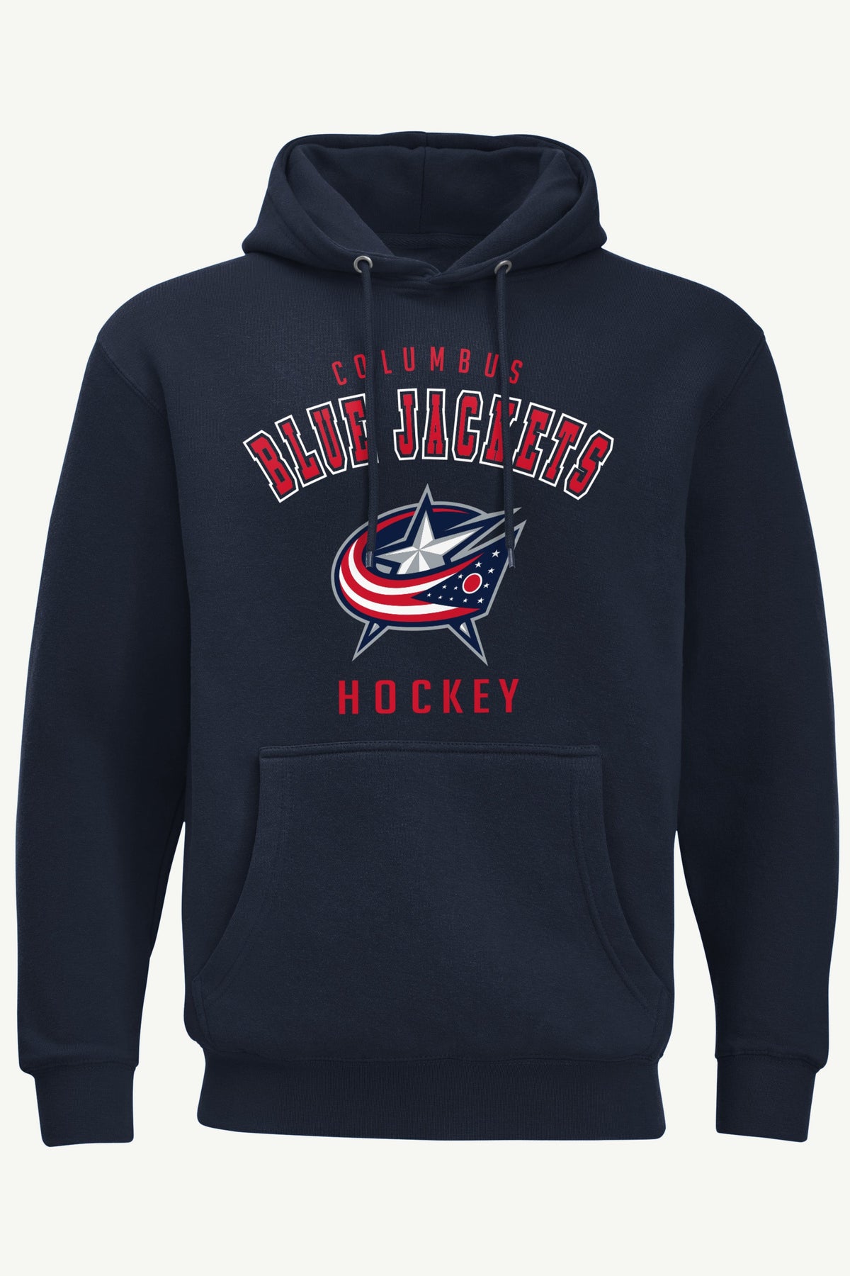 MENS COLUMBUS BLUE JACKETS GRAPHIC HOODIE - Navy