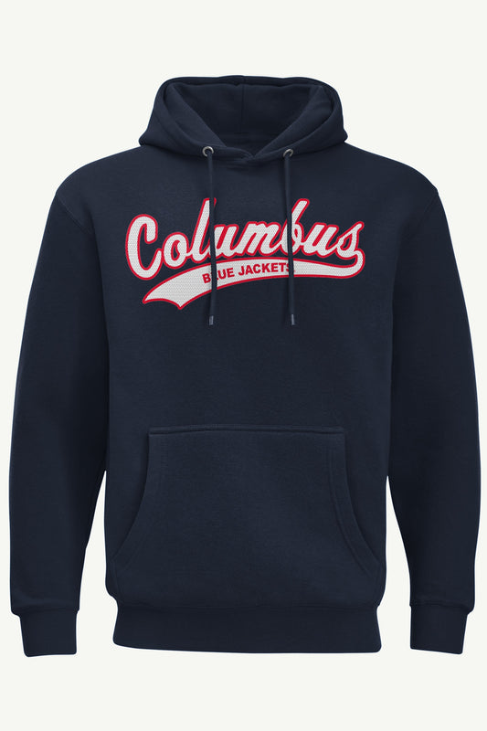 MENS COLUMBUS BLUE JACKETS TAILSWEEP HOODIE - Navy