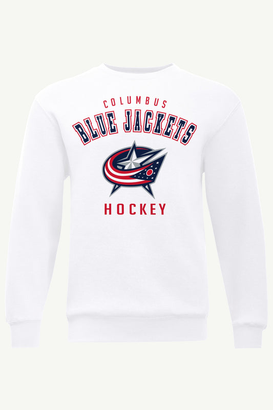 MENS COLUMBUS BLUE JACKETS GRAPHIC SWEATSHIRT - White