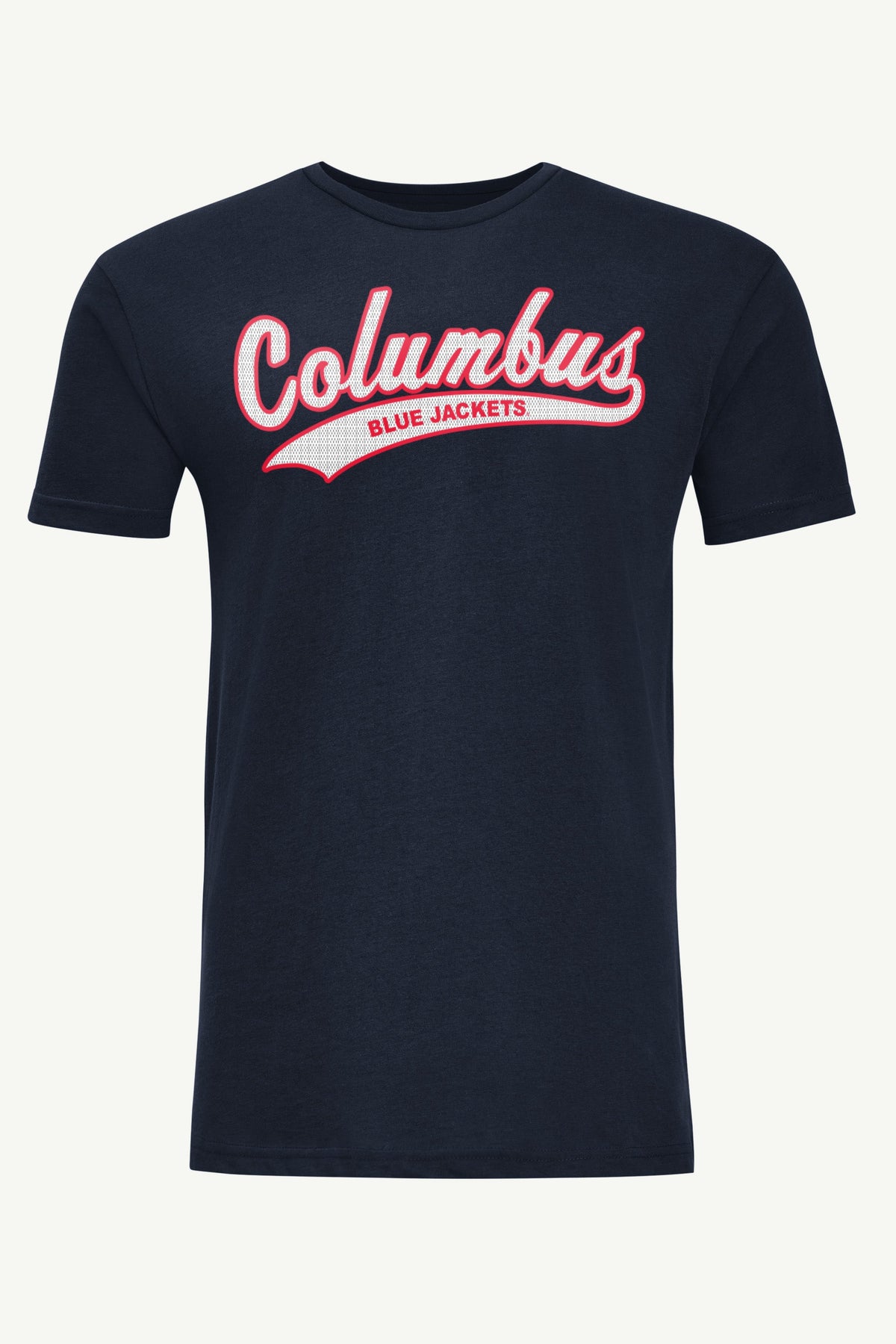 MENS COLUMBUS BLUE JACKETS TAILSWEEP T SHIRT - Navy