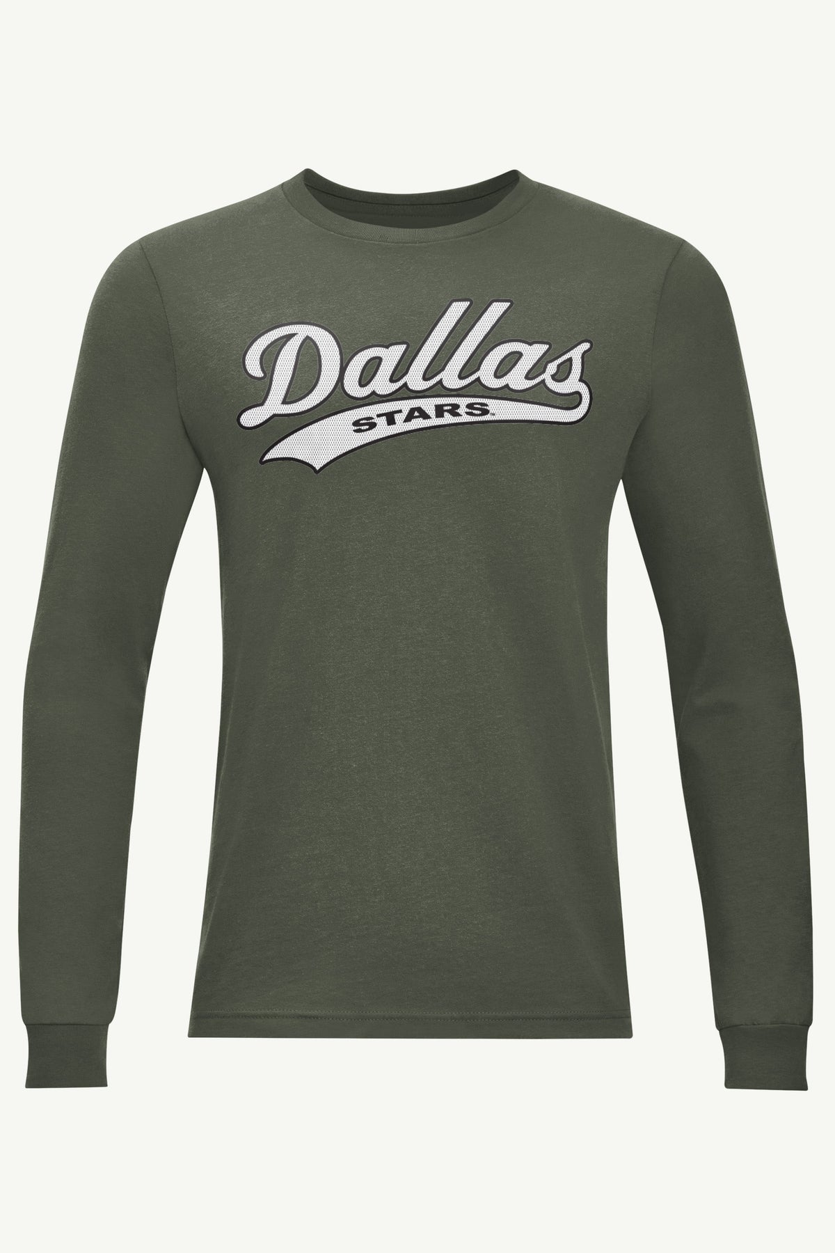MENS DALLAS STARS TAILSWEEP LONG SLEEVE T SHIRT - Green
