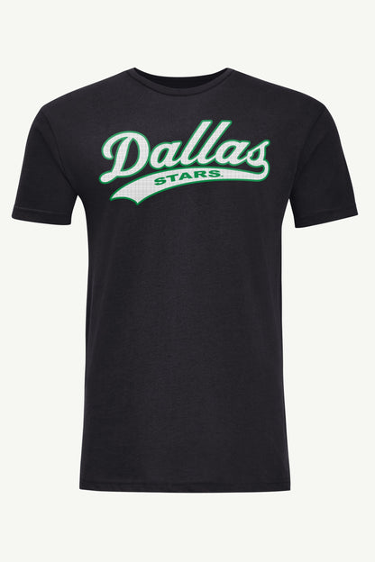MENS DALLAS STARS TAILSWEEP T SHIRT - Black