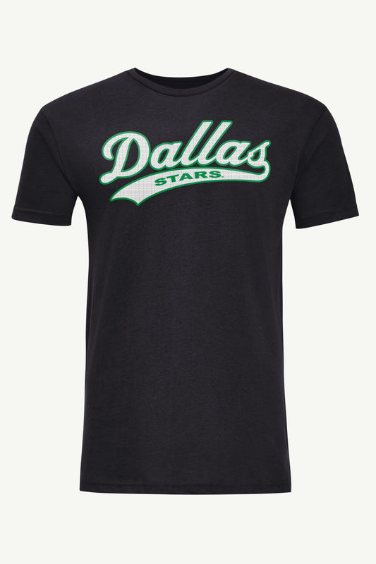 MENS DALLAS STARS TAILSWEEP T SHIRT - Black