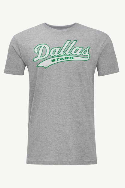MENS DALLAS STARS TAILSWEEP T SHIRT - Heather Grey