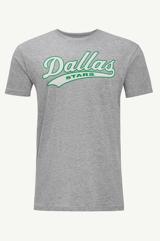 MENS DALLAS STARS TAILSWEEP T SHIRT - Heather Grey