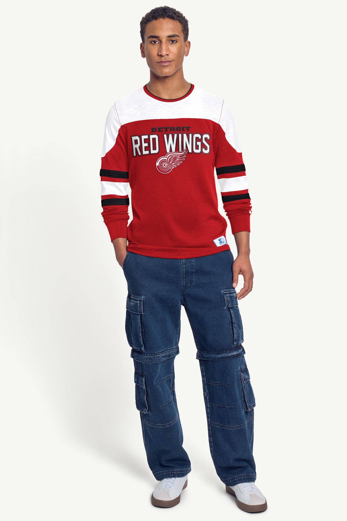 MENS DETROIT RED WINGS LONG SLEEVE - Starter