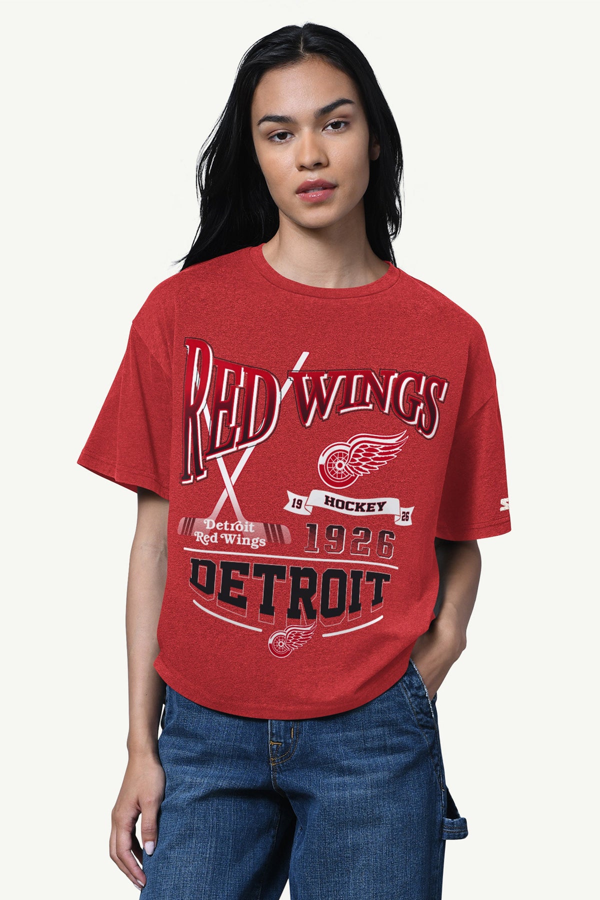WOMENS DETROIT RED WINGS HALL OF FAME T SHIRT - Starter