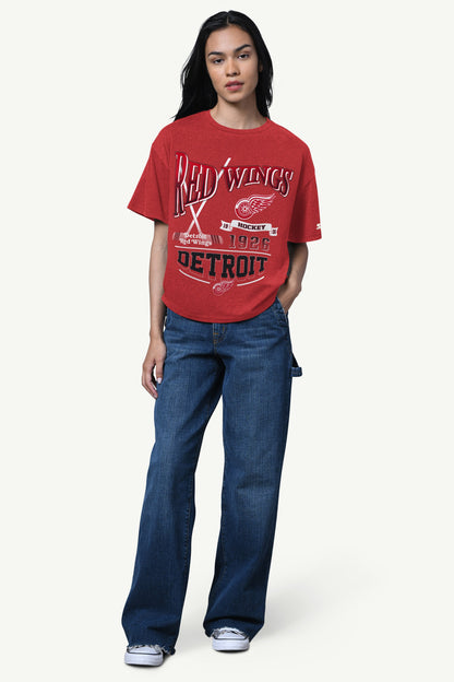 WOMENS DETROIT RED WINGS HALL OF FAME T SHIRT - Starter