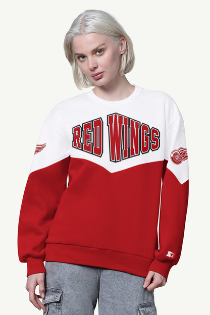 WOMENS DETROIT RED WINGS CLUTCH HIT FLEECE - Starter