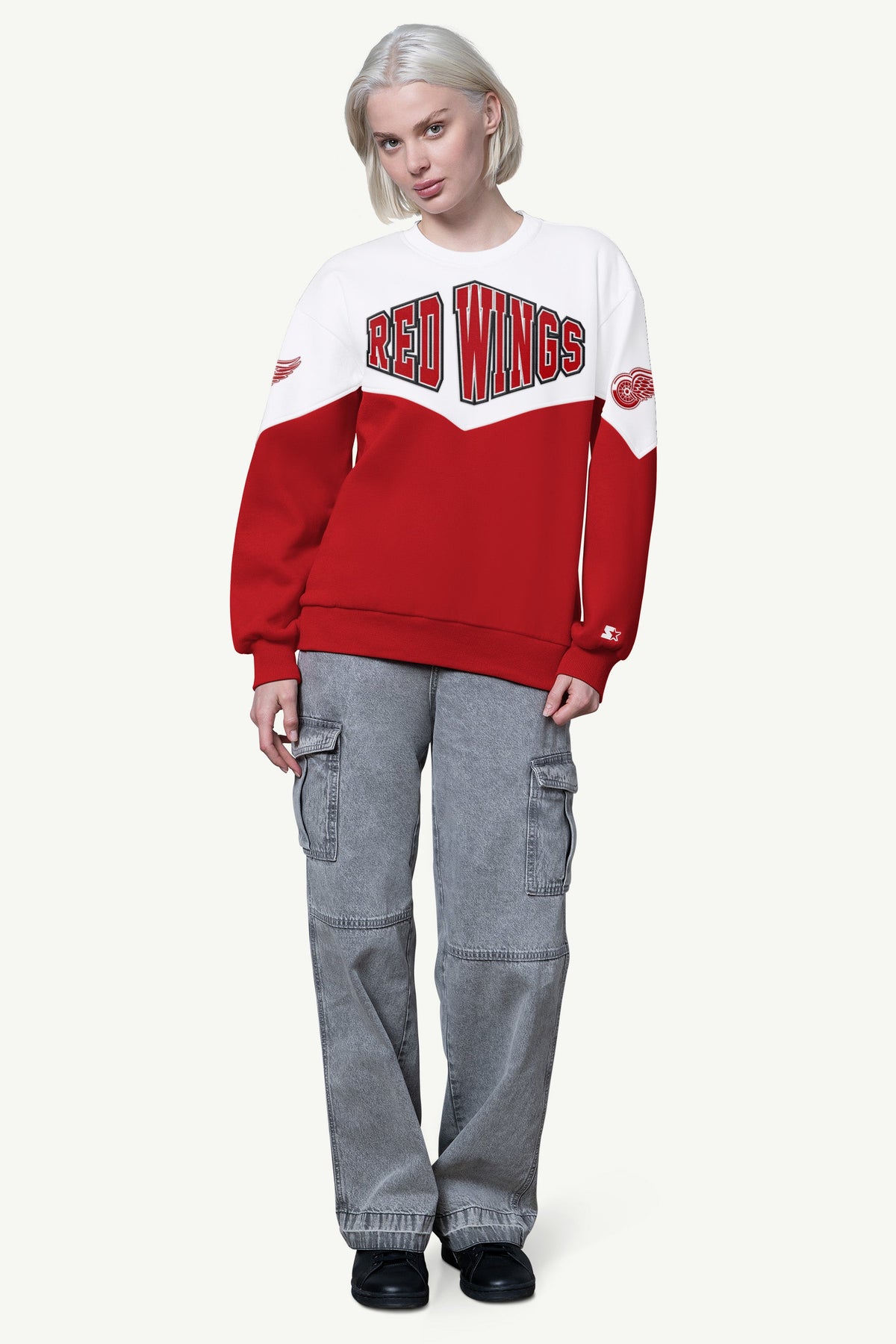 WOMENS DETROIT RED WINGS CLUTCH HIT FLEECE - Starter