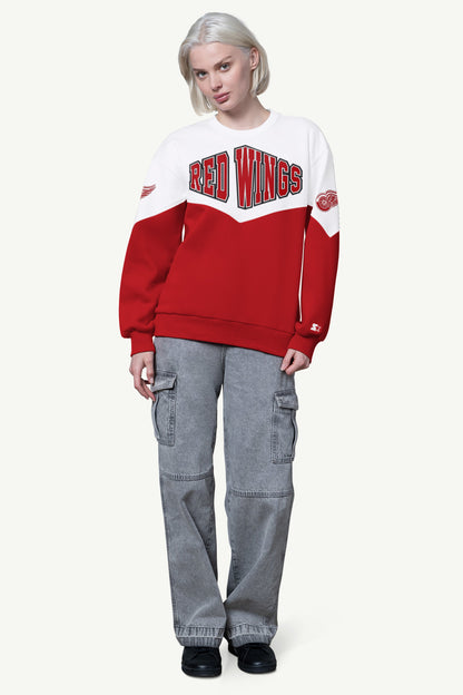 WOMENS DETROIT RED WINGS CLUTCH HIT FLEECE - Starter