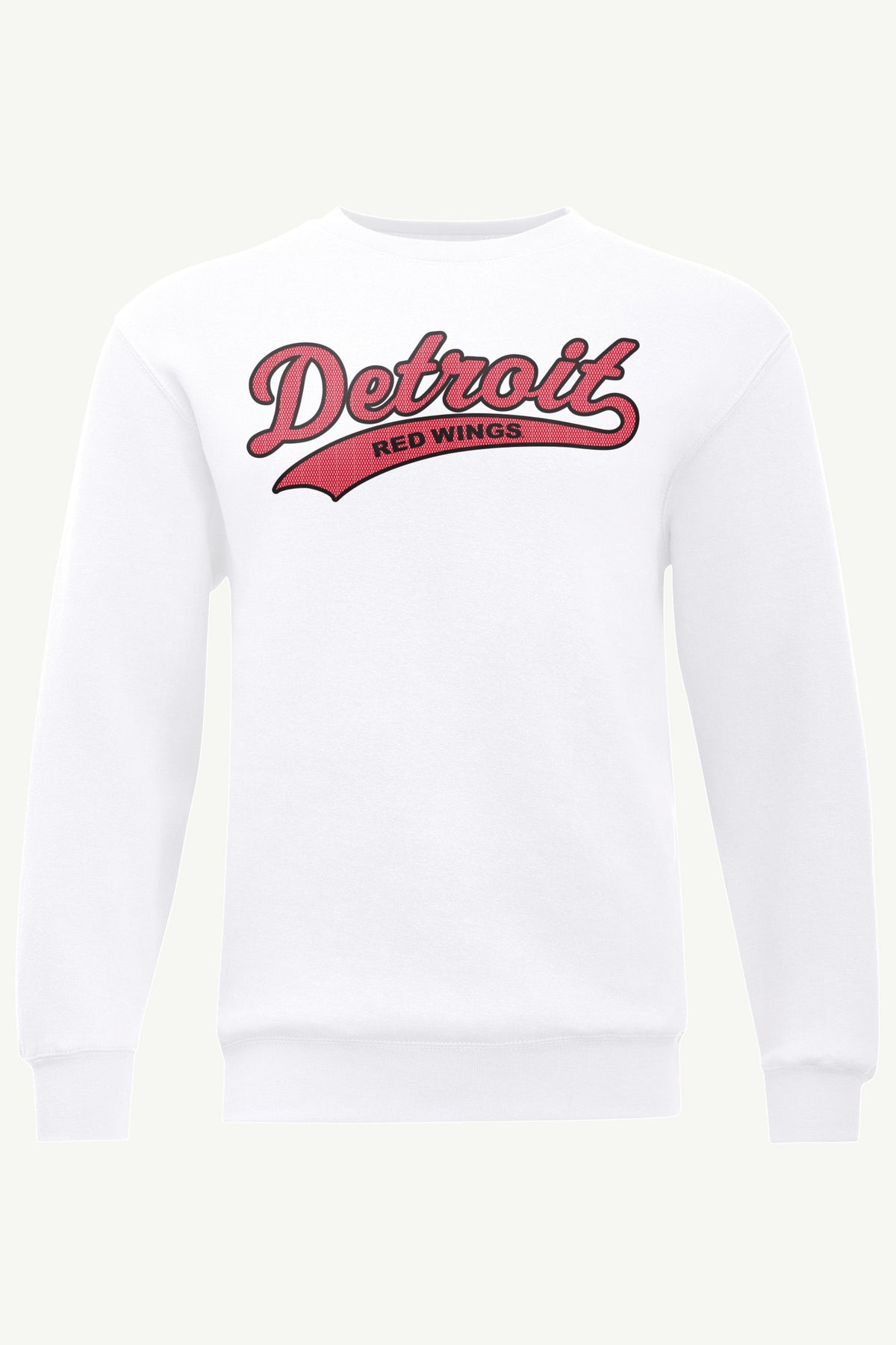 MENS DETROIT REDWINGS TAILSWEEP SWEATSHIRT - White
