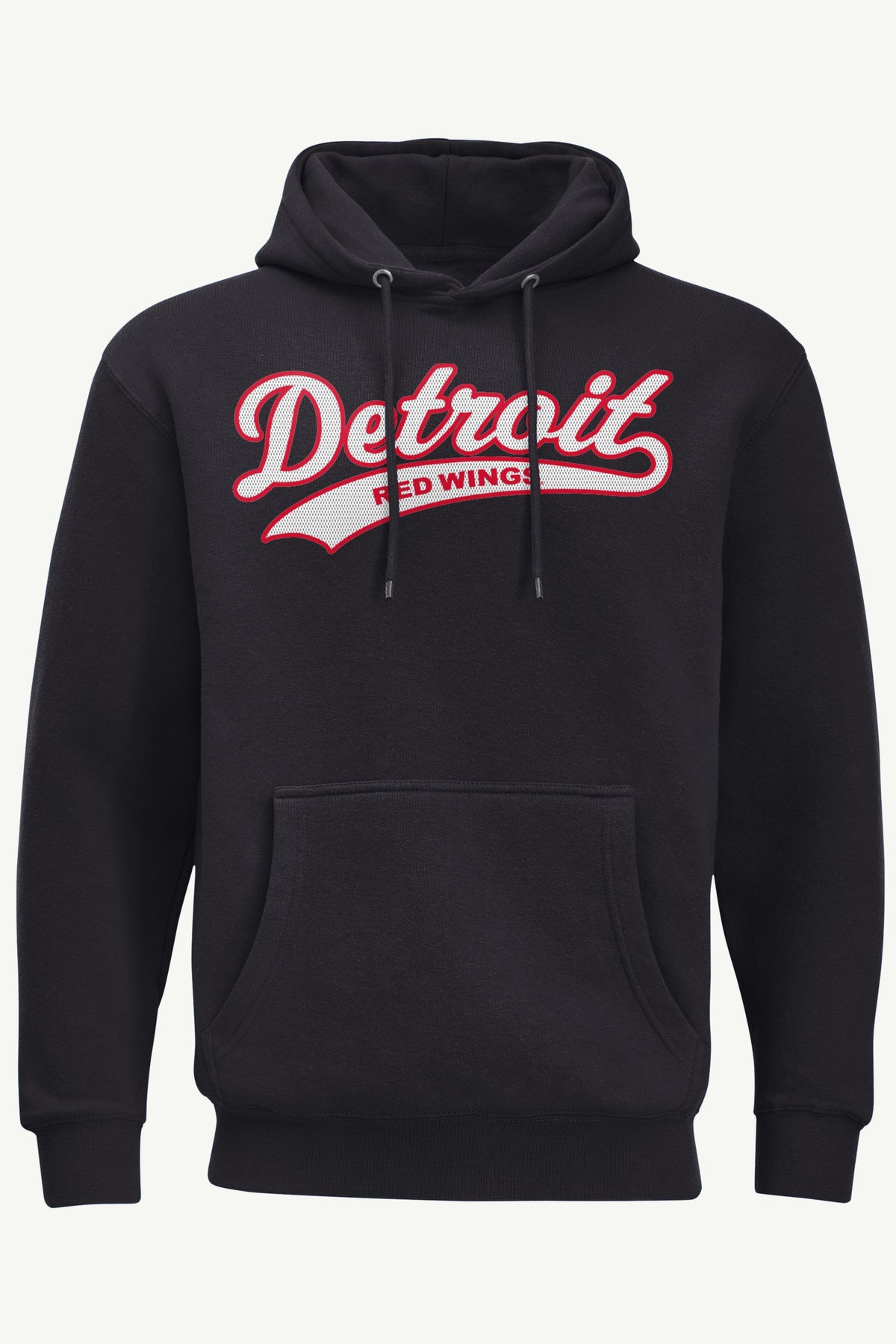 MENS DETROIT REDWINGS TAILSWEEP HOODIE - Black