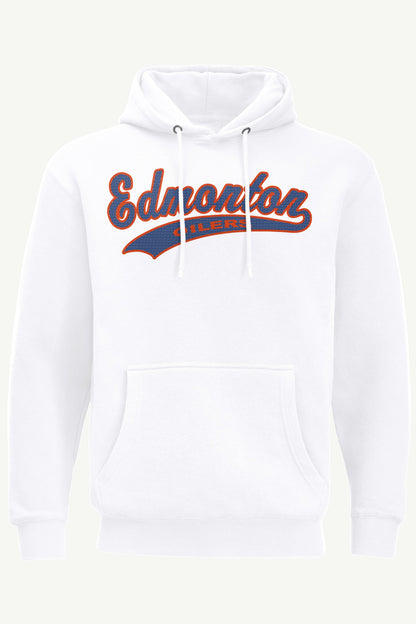 MENS EDMONTON OILERS TAILSWEEP HOODIE - White