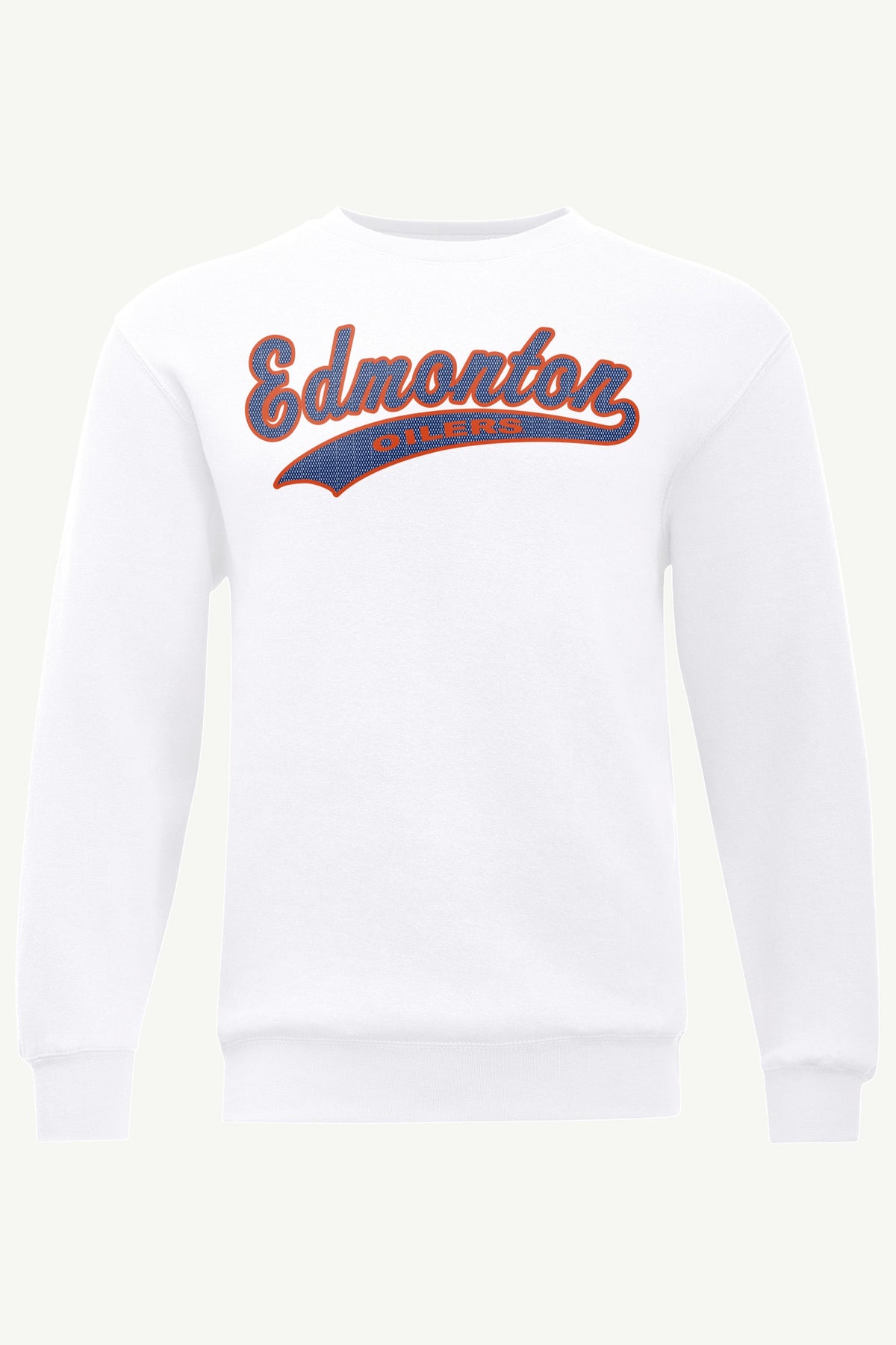 MENS EDMONTON OILERS TAILSWEEP SWEATSHIRT - White