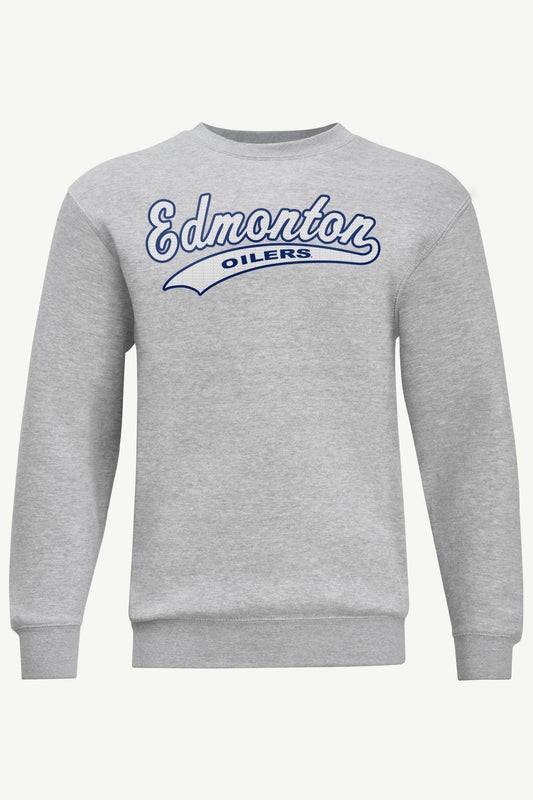 MENS EDMONTON OILERS TAILSWEEP SWEATSHIRT - Heather Grey