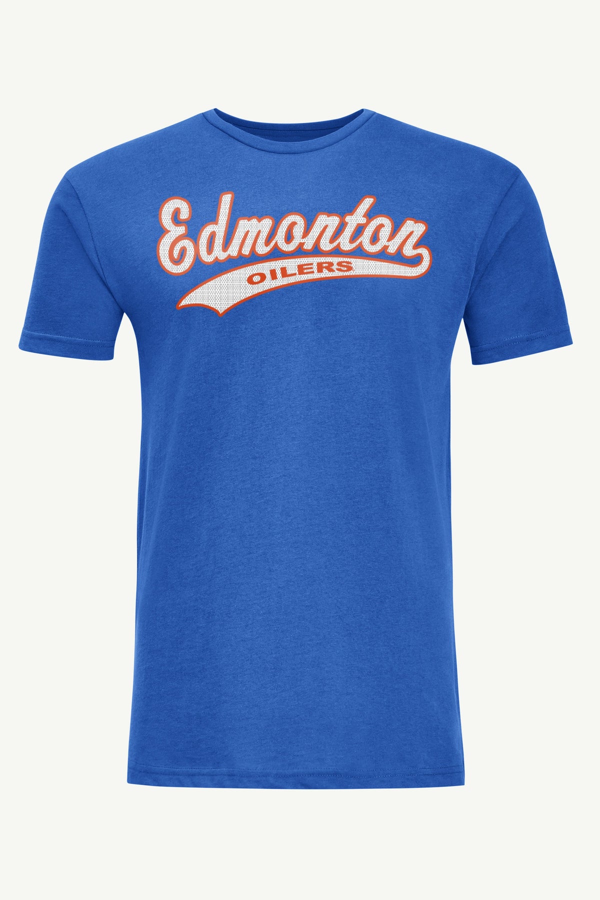 MENS EDMONTON OILERS TAILSWEEP T SHIRT - Royal