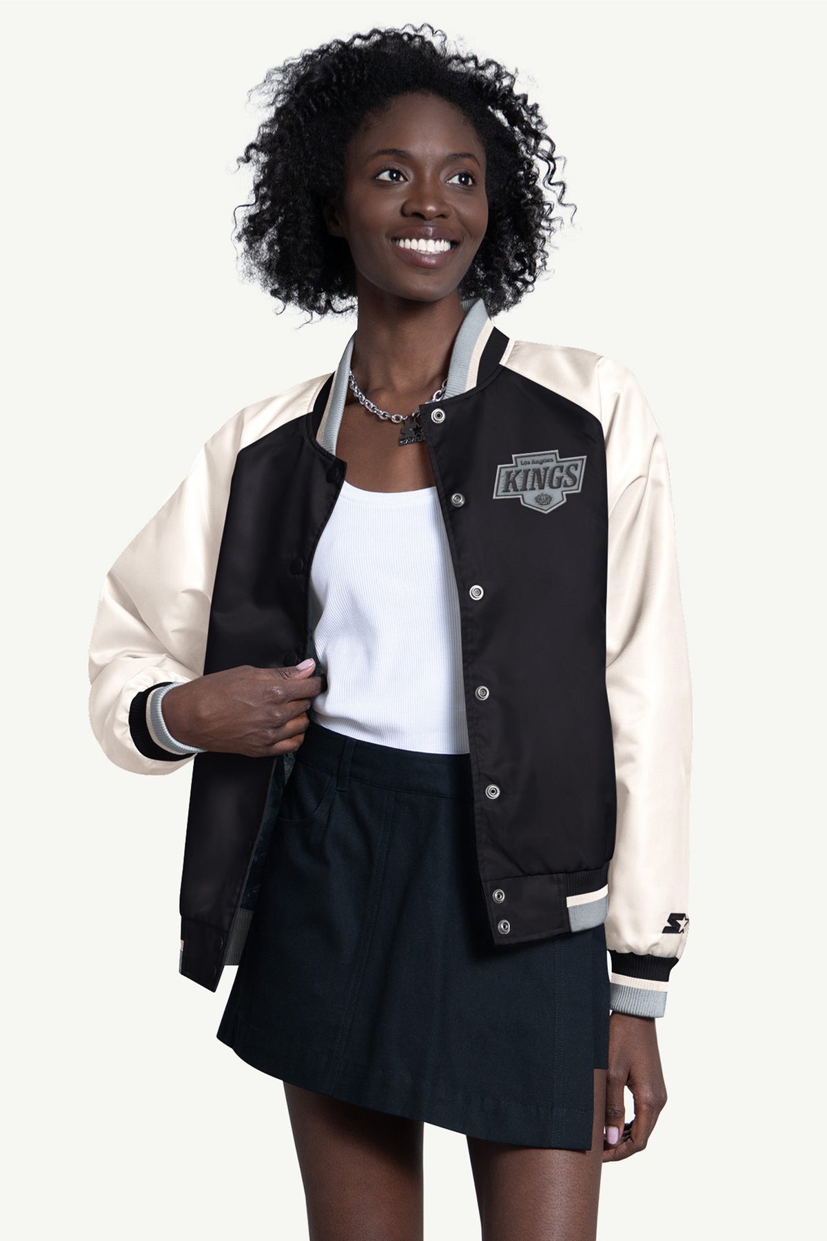 WOMENS LOS ANGELES KINGS BLITZ VARSITY JACKET - Multi