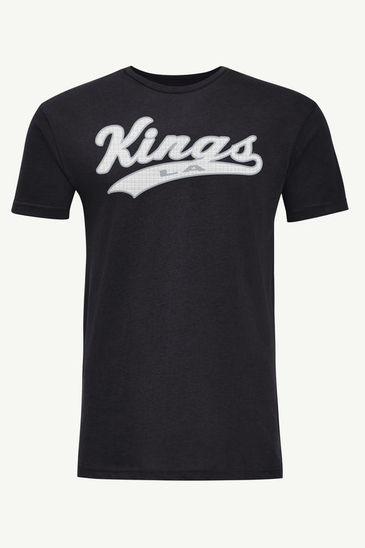 MENS LOS ANGELES KINGS TAILSWEEP T SHIRT - Black