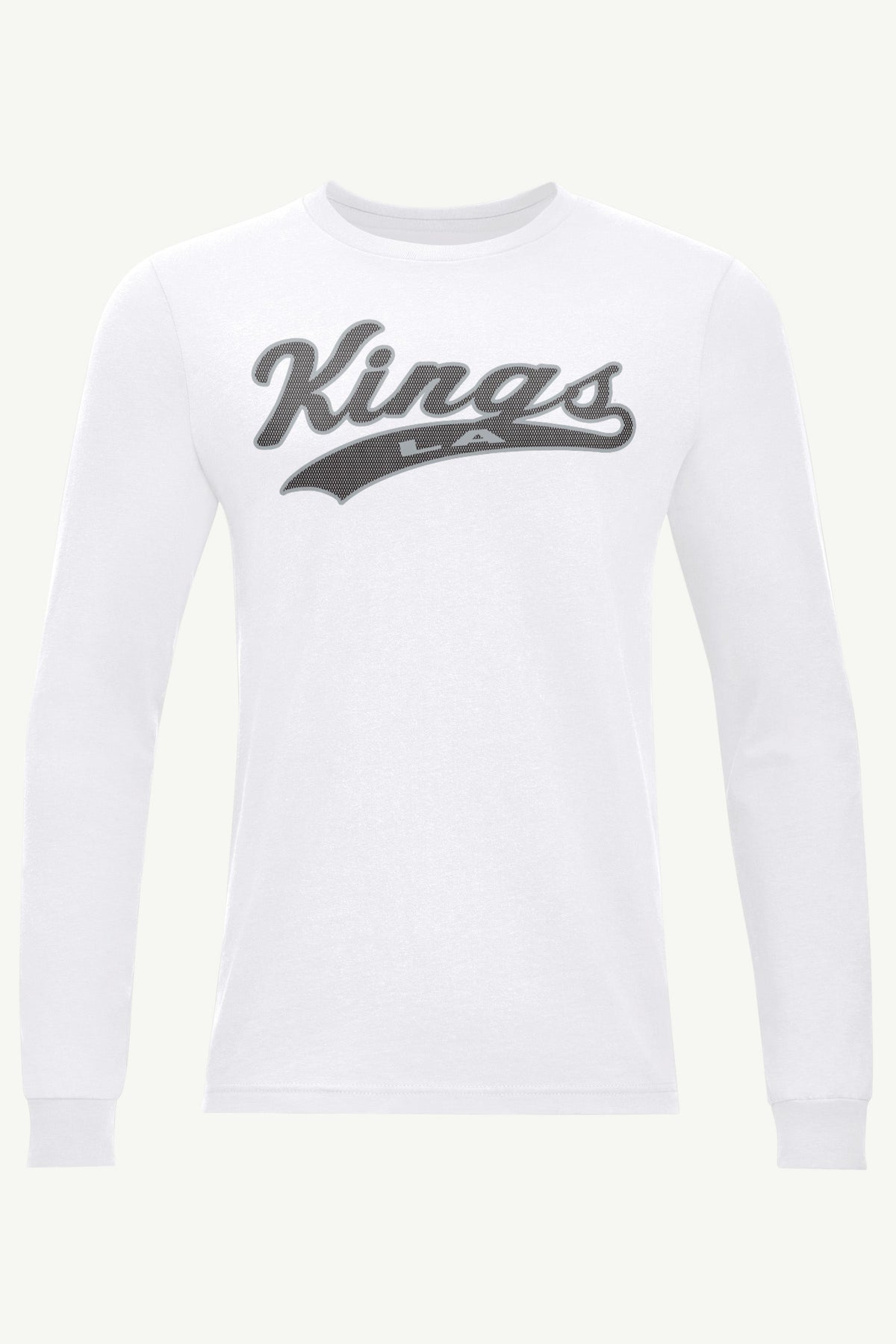 MENS LOS ANGELES KINGS TAILSWEEP LONG SLEEVE T SHIRT - White