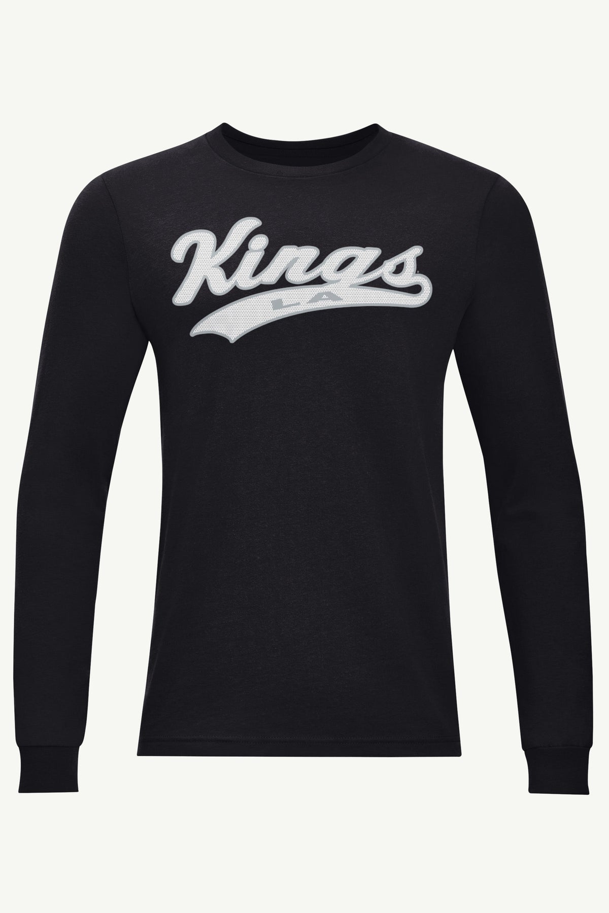 MENS LOS ANGELES KINGS TAILSWEEP LONG SLEEVE T SHIRT - Black