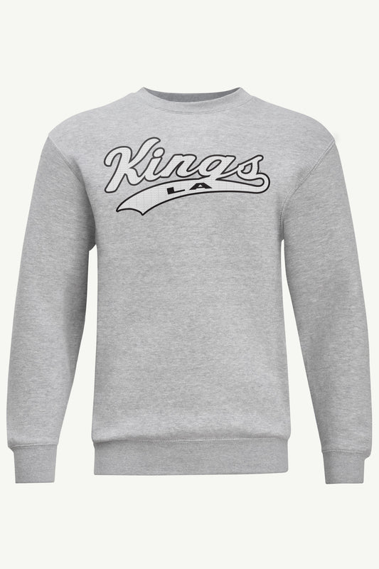 MENS LOS ANGELES KINGS TAILSWEEP SWEATSHIRT - Heather Grey