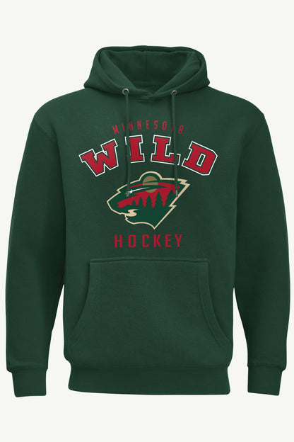MENS MINNESOTA WILD GRAPHIC HOODIE - Green