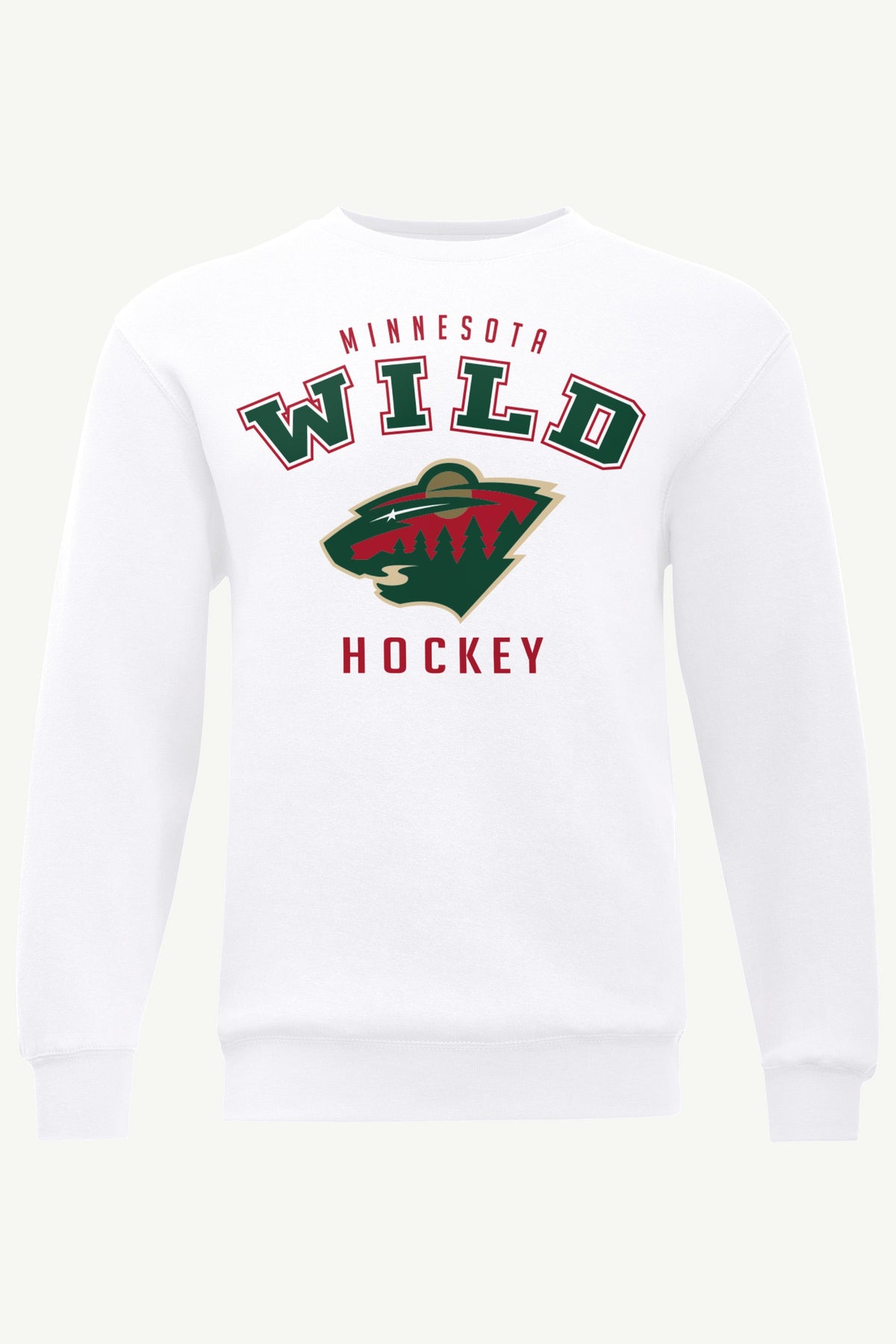 MENS MINNESOTA WILD GRAPHIC SWEATSHIRT - White