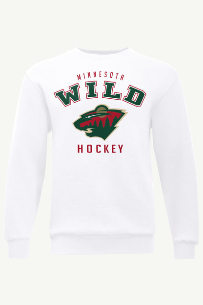 MENS MINNESOTA WILD GRAPHIC SWEATSHIRT - White
