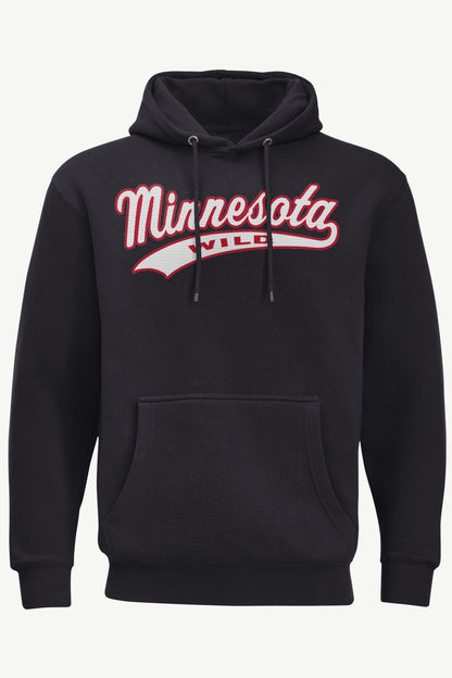 MENS MINNESOTA WILD TAILSWEEP HOODIE - Black