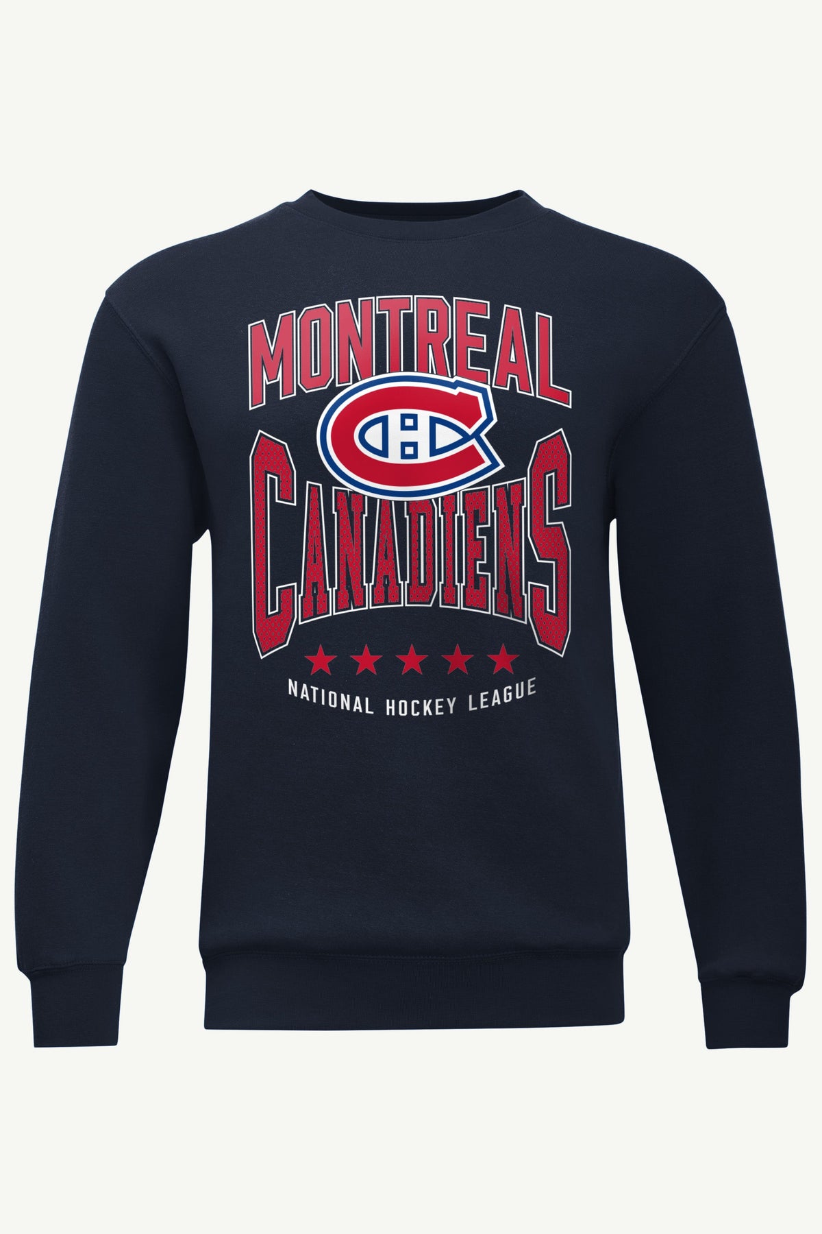 MENS MONTREAL CANADIENS CENTER SQUEEZE SWEATSHIRT - Navy