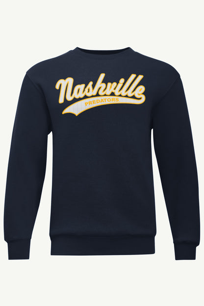 MENS NASHVILLE PREDATORS TAILSWEEP SWEATSHIRT - Navy