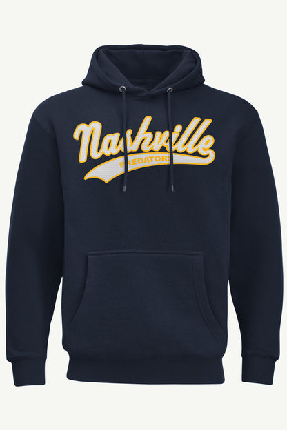 MENS NASHVILLE PREDATORS TAILSWEEP HOODIE - Navy