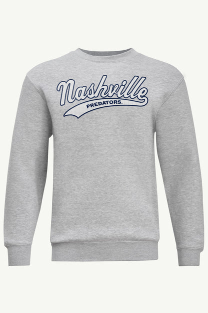 MENS NASHVILLE PREDATORS TAILSWEEP SWEATSHIRT - Heather Grey