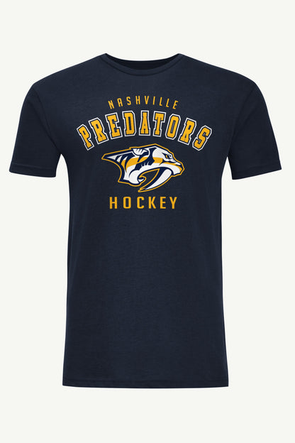 MENS NASHVILLE PREDATORS GRAPHIC T SHIRT - Navy