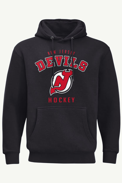 MENS NEW JERSEY DEVILS GRAPHIC HOODIE - Black