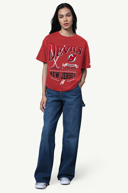 WOMENS NEW JERSEY DEVILS HALL OF FAME T SHIRT - Starter