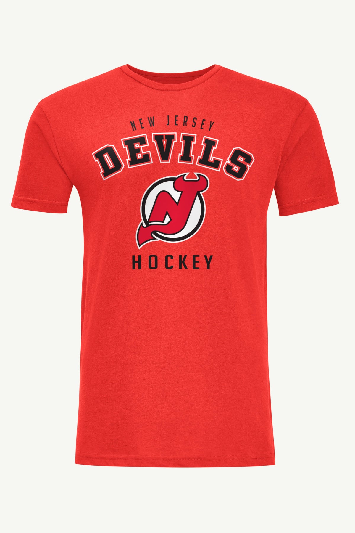 MENS NEW JERSEY DEVILS GRAPHIC T SHIRT - Red
