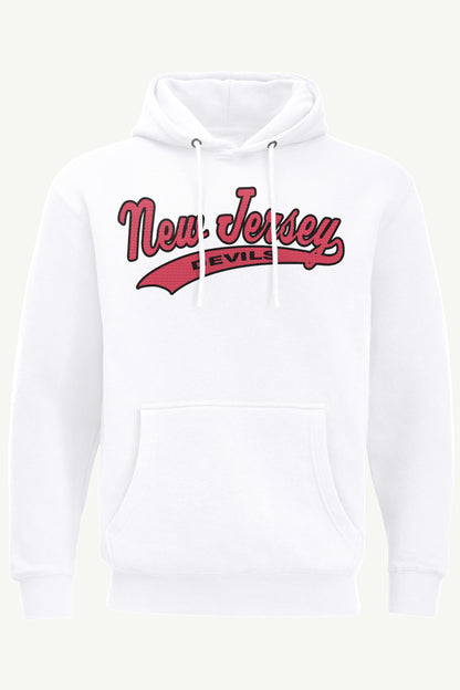 MENS NEW JERSEY DEVILS TAILSWEEP HOODIE - White