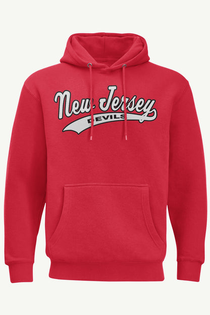 MENS NEW JERSEY DEVILS TAILSWEEP HOODIE - Red