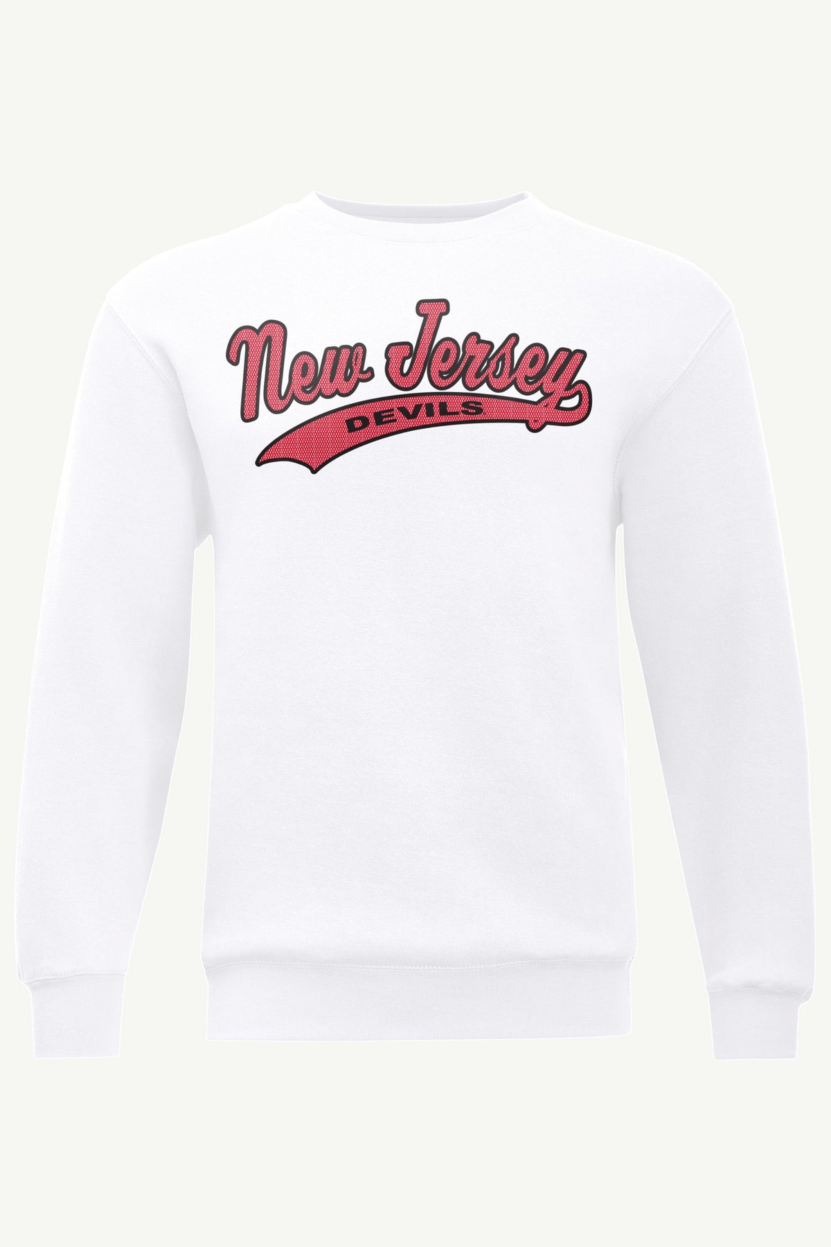 MENS NEW JERSEY DEVILS TAILSWEEP SWEATSHIRT - White