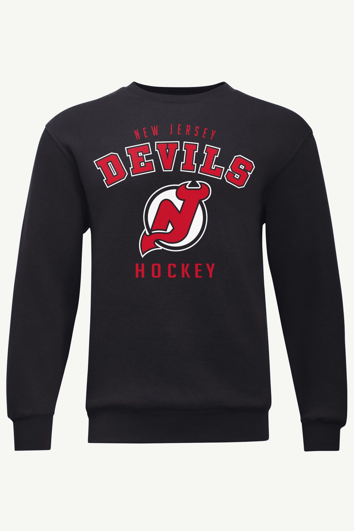 MENS NEW JERSEY DEVILS GRAPHIC SWEATSHIRT - Black