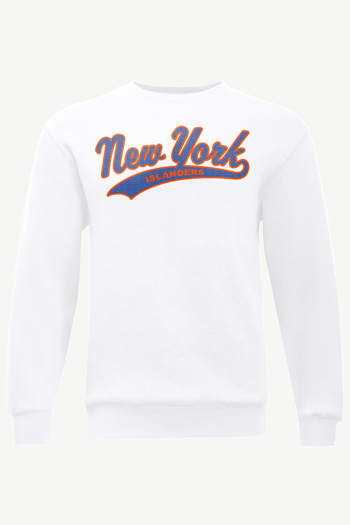 MENS NEW YORK ISLANDERS TAILSWEEP SWEATSHIRT - White