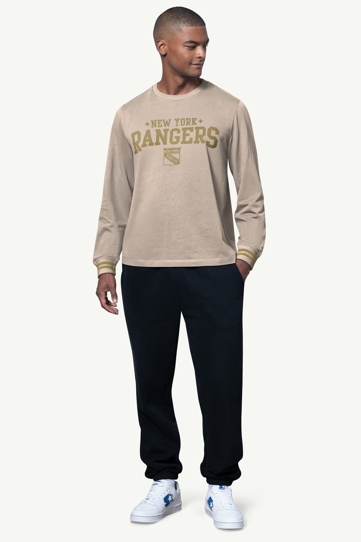 MENS NEW YORK RANGERS FIELD LONG SLEEVE - Starter