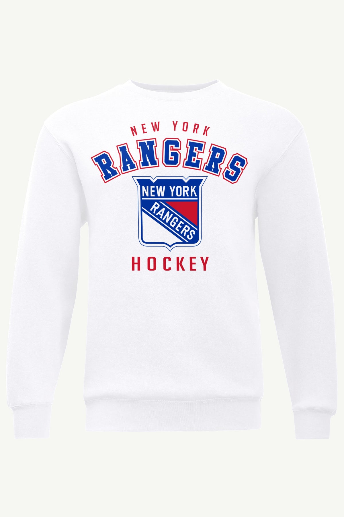 MENS NEW YORK RANGERS GRAPHIC SWEATSHIRT - White