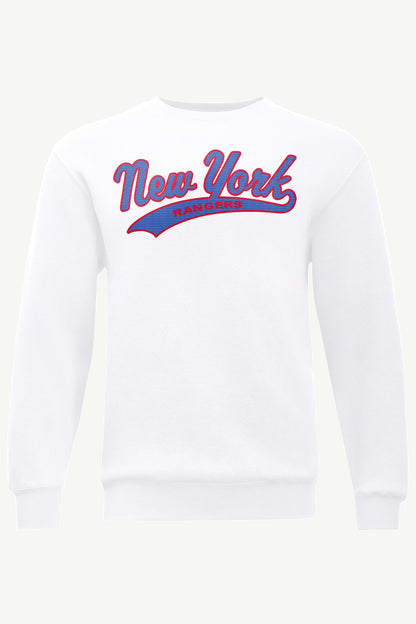 MENS NEW YORK RANGERS TAILSWEEP SWEATSHIRT - White