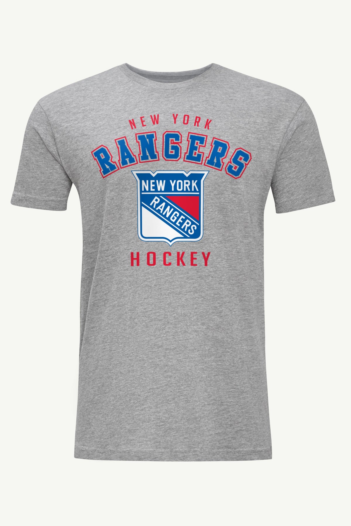 MENS NEW YORK RANGERS GRAPHIC T SHIRT - Heather Grey